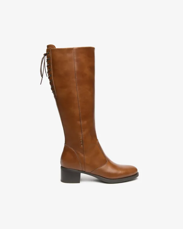 Nero Giardini Boots bottes cuir femme talon 4 cm pointure 38