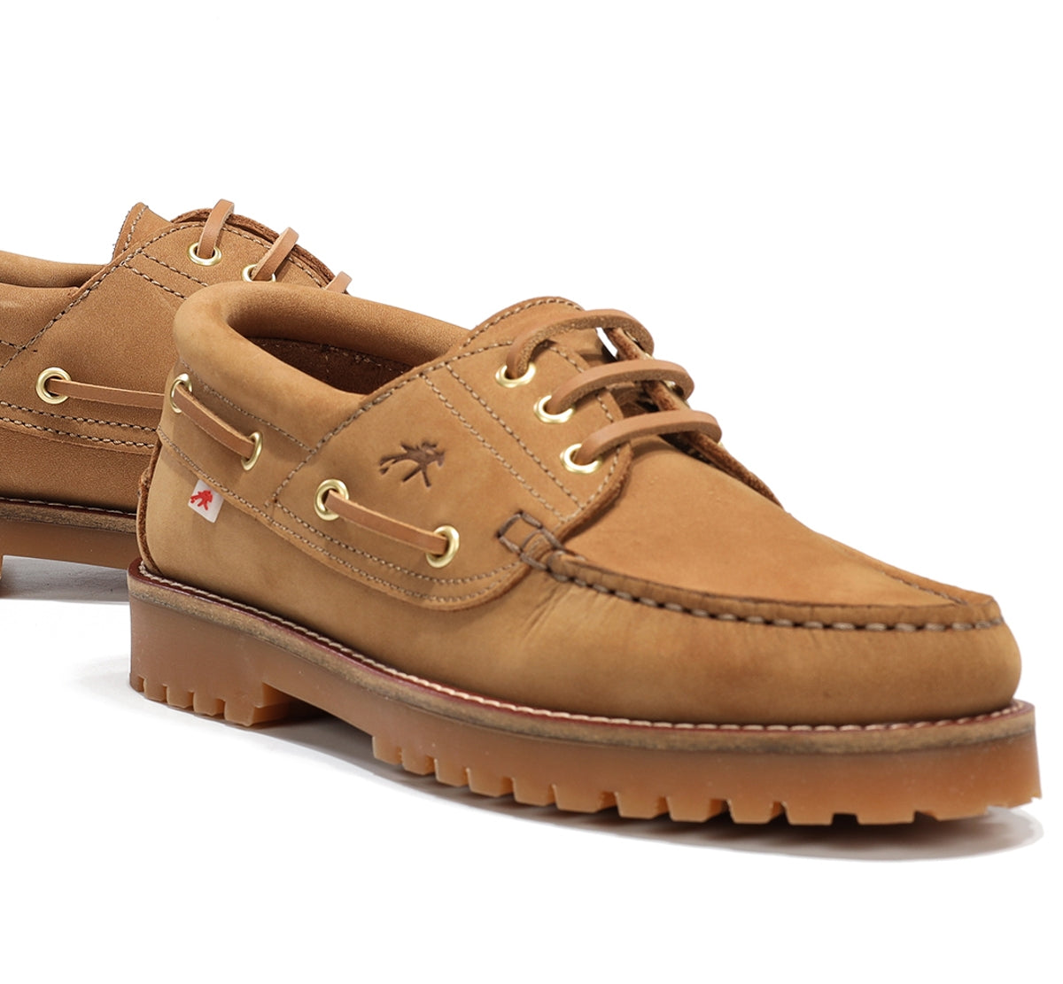Fluchos Scott F0053 chaussures bateau femme marron