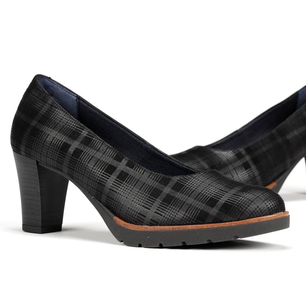 Dorking Opium D7976 escarpin noir femme cuir