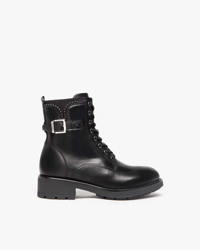 Nero Giardini Combat Boots bottines cuir femme hiver