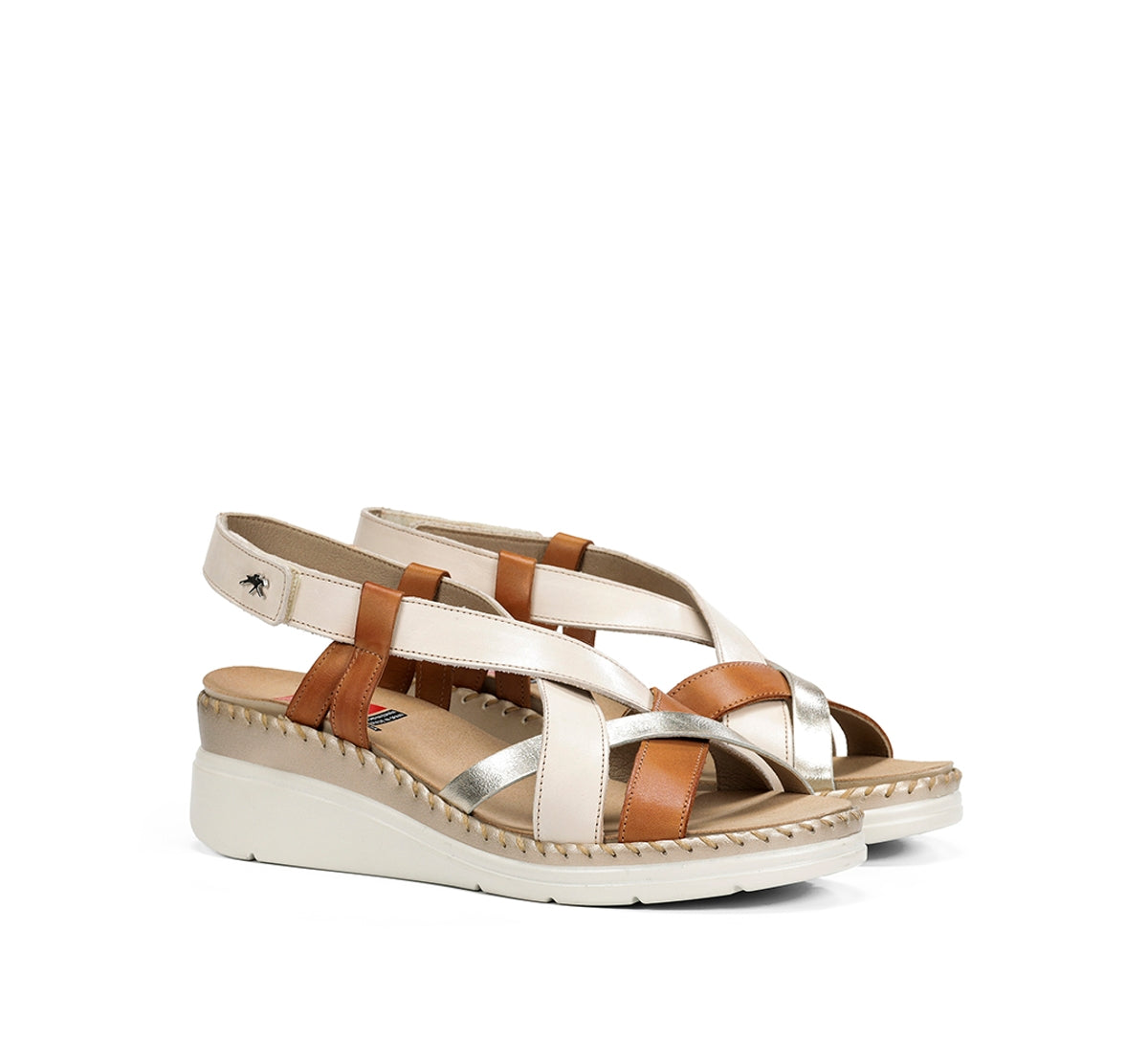 Fluchos Leza F2135 sandales femme taupe cuir