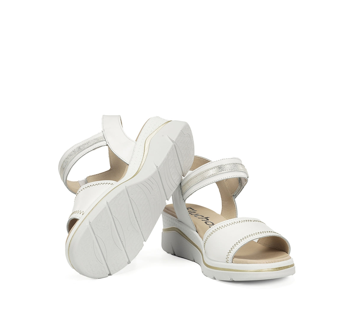 Fluchos Fire F2427 sandale femme blanche cuir