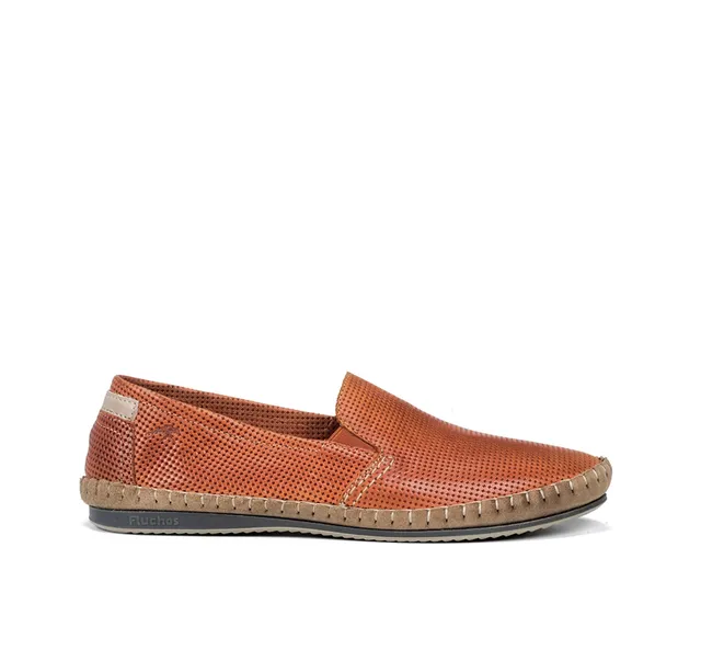 Fluchos Bahamas 8674 slip on orange homme 42 sans lacets