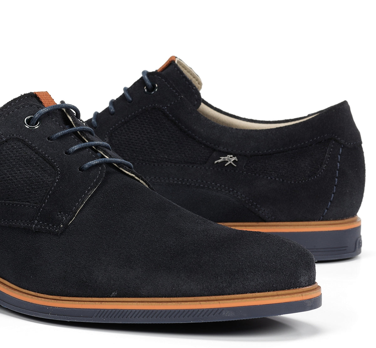 Fluchos Tristan F1744 chaussures homme bleues cuir