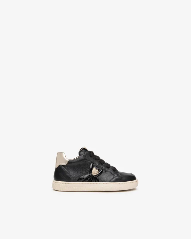Nero Giardini Sneakers Baskets Fille Cuir Vernis Coeur 28