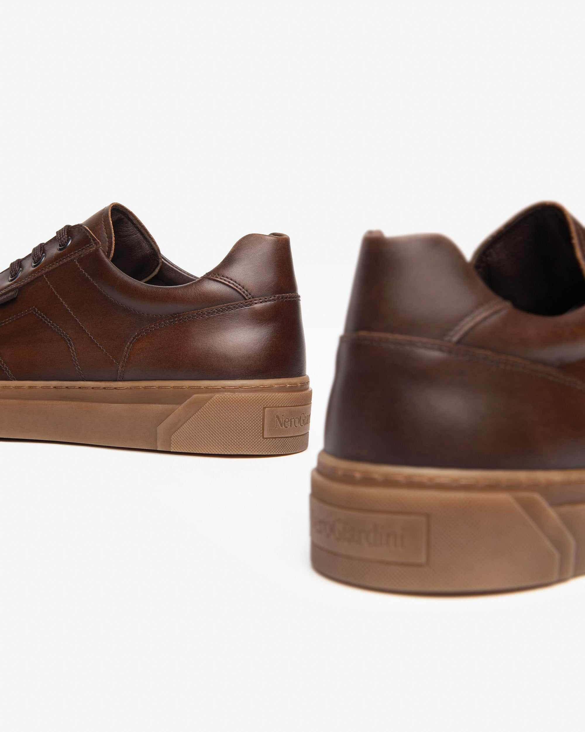 Nero Giardini Sneakers Baskets Cuir Homme Made in Italy