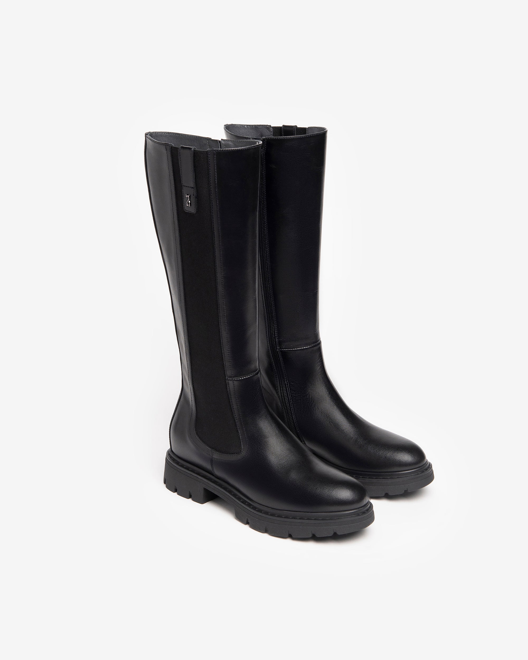 Nero Giardini Boots Bottes Cuir Femme Hiver Italie