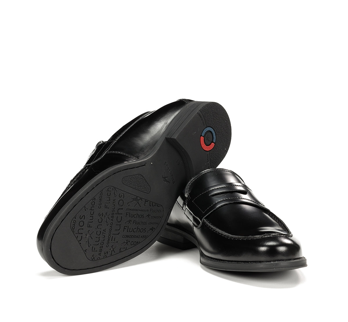 Fluchos Arthur F1933 mocassins homme noir cuir