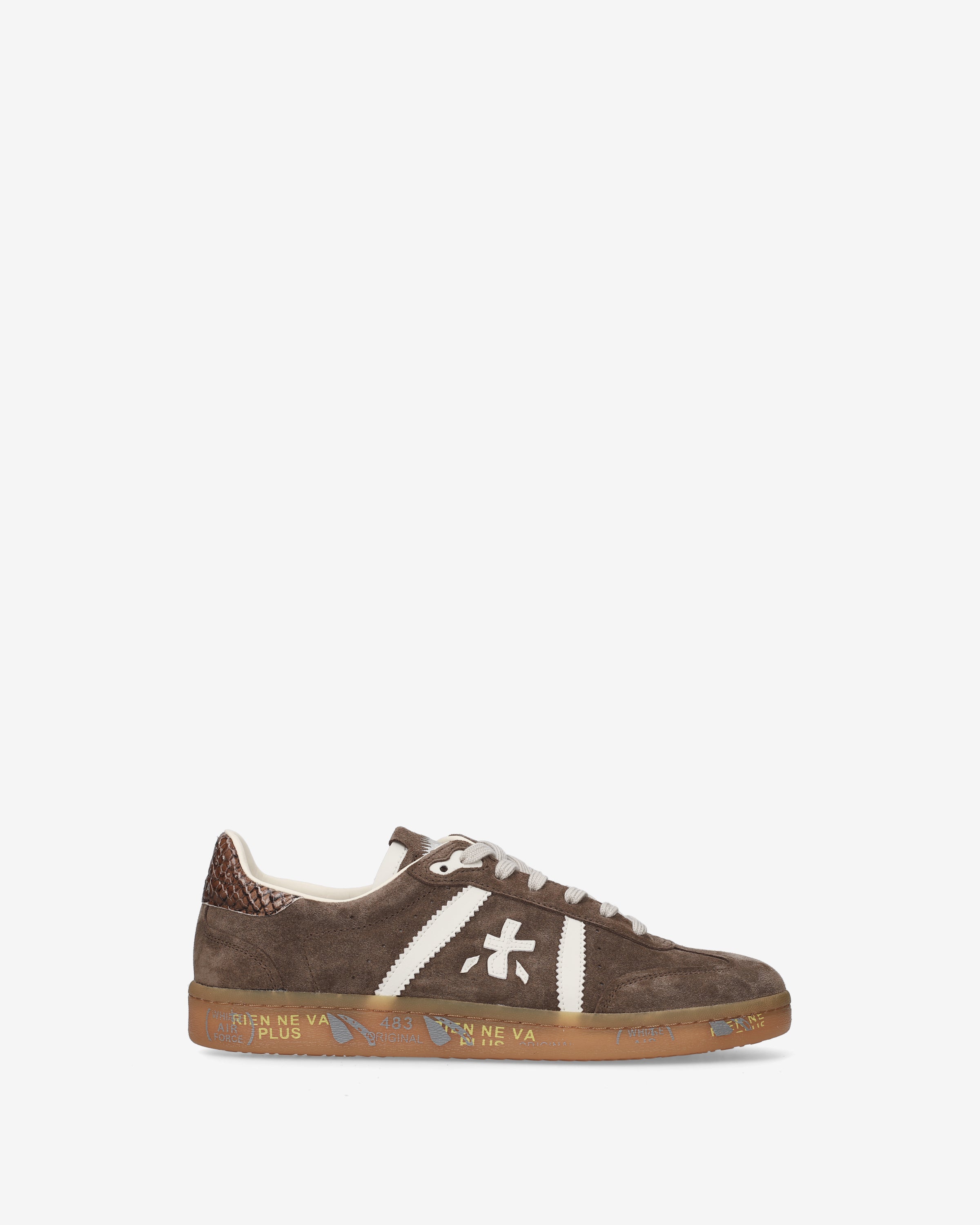 Premiata Bonnied 8576 baskets femme daim taupe