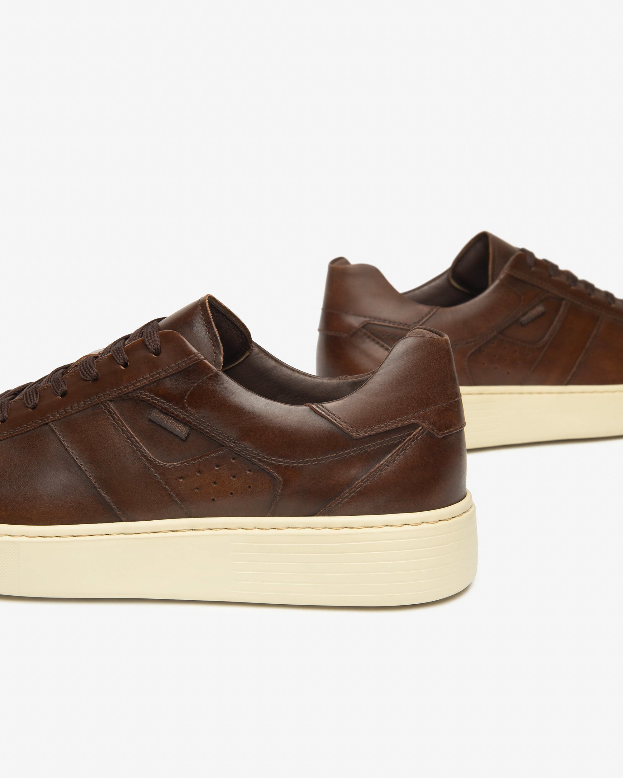 Nero Giardini Sneakers baskets cuir homme hiver