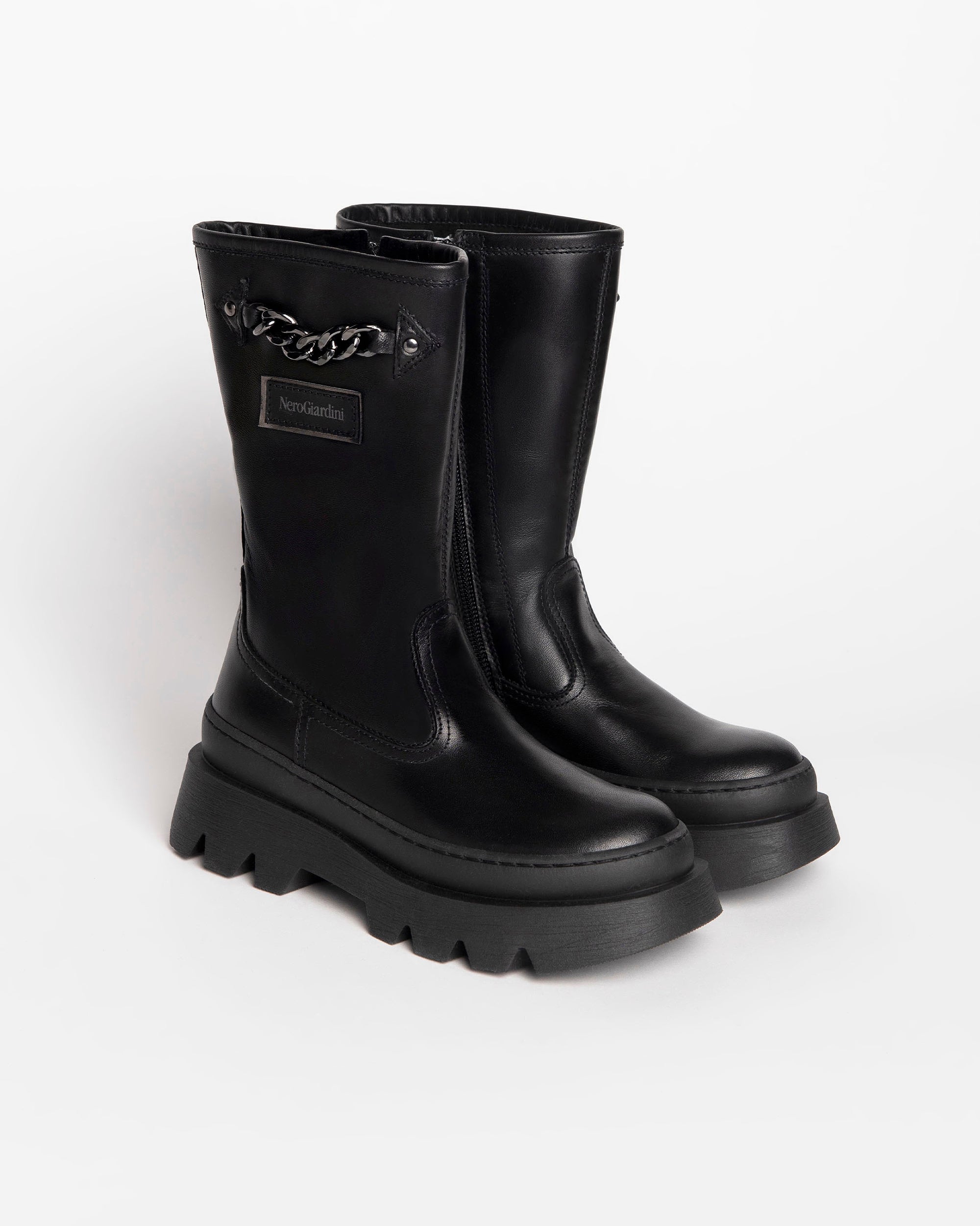 Nero Giardini Boots bottes cuir ado fille pointure 34