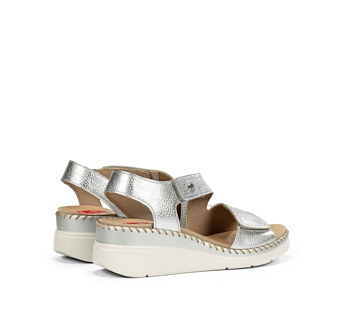 Fluchos Leza F2137 Sandales Argent Femme Confort