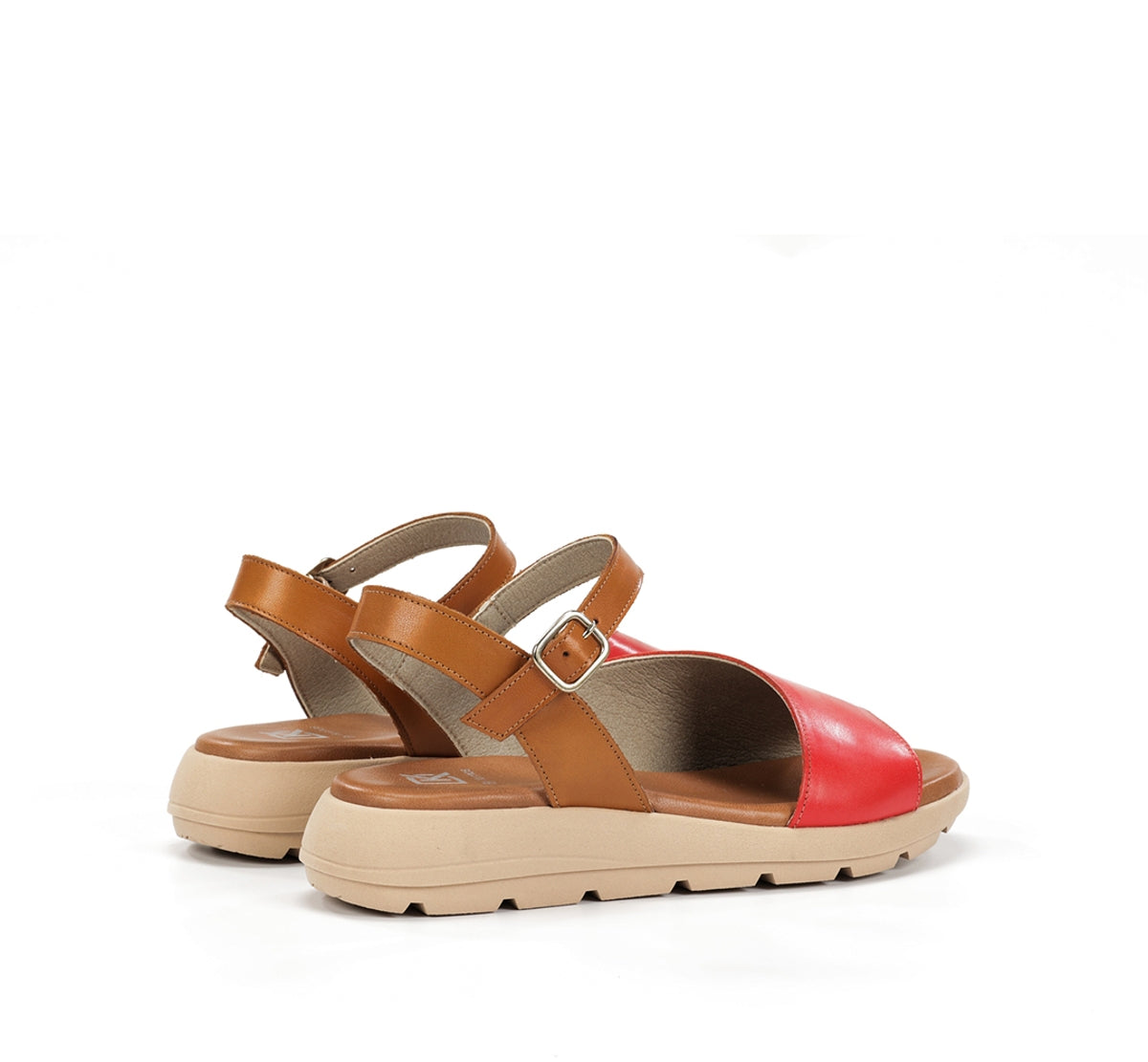 Dorking Gandia D9463 sandales femme rouge léger