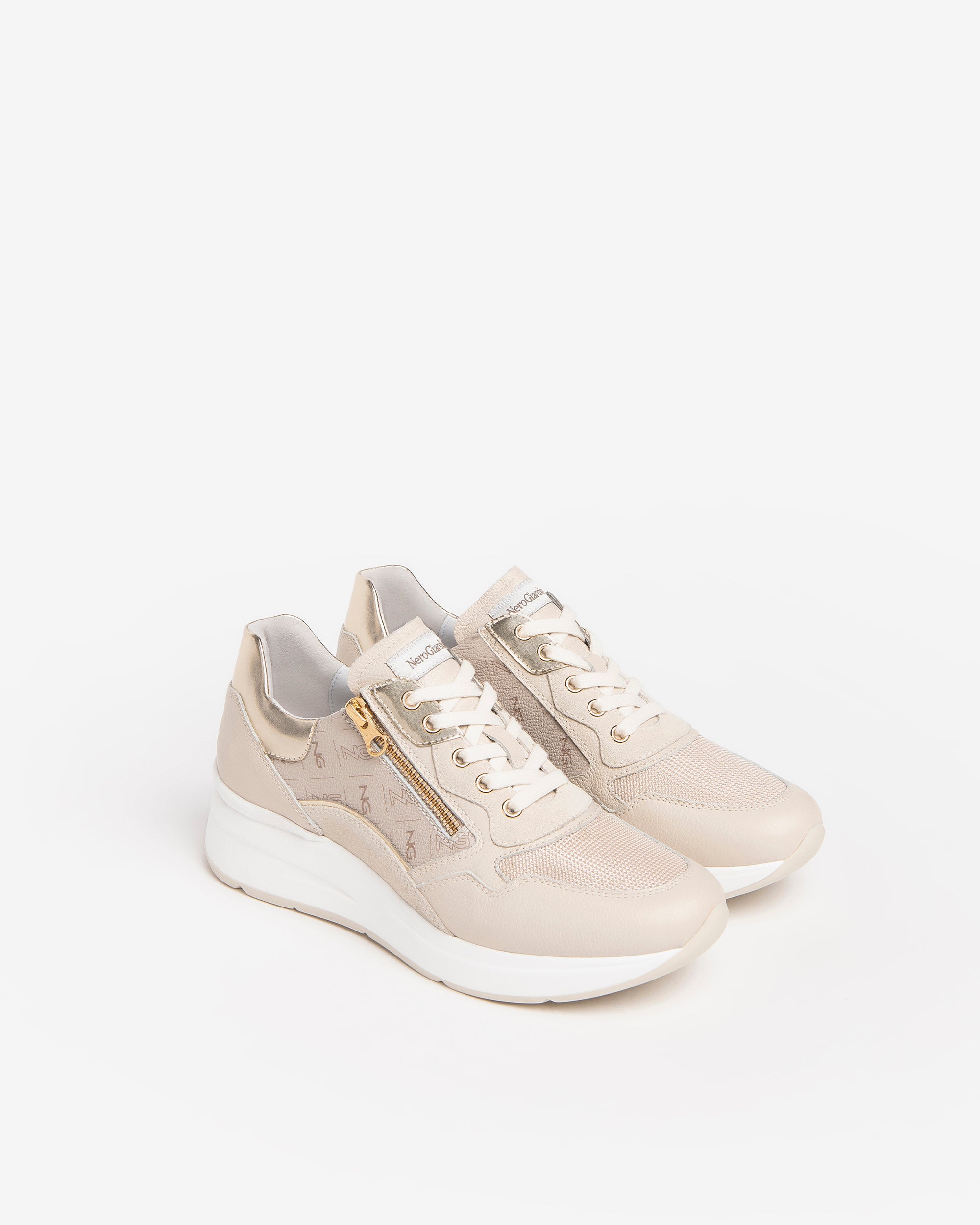 Nero Giardini Sneakers baskets cuir daim femme