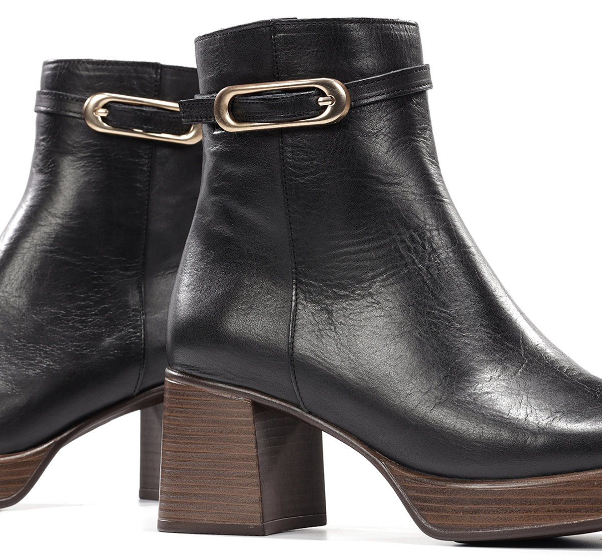 Dorking by Fluchos Cristel D9733 Bottine Femme Noir