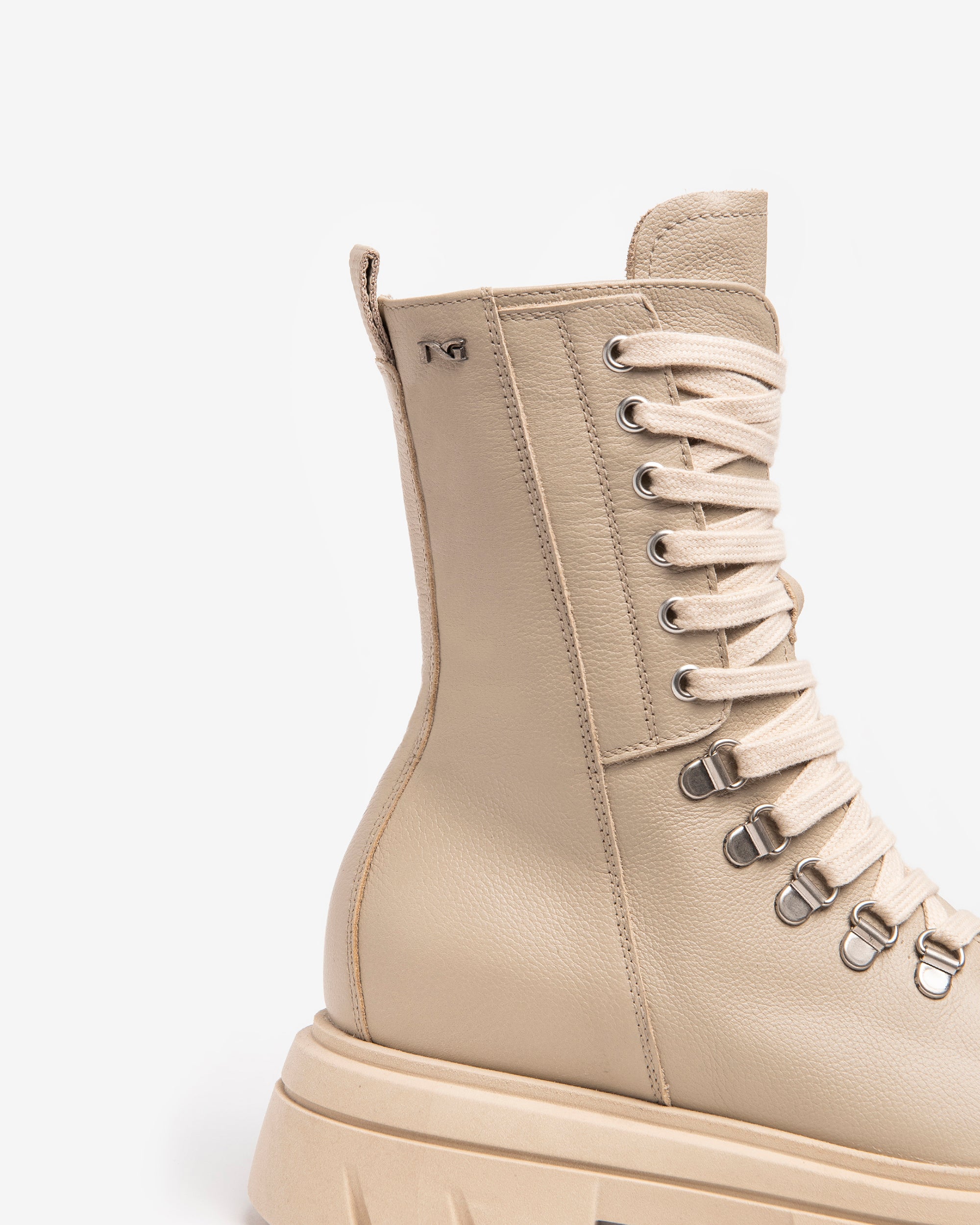 Nero Giardini Combat Boots femme cuir hiver