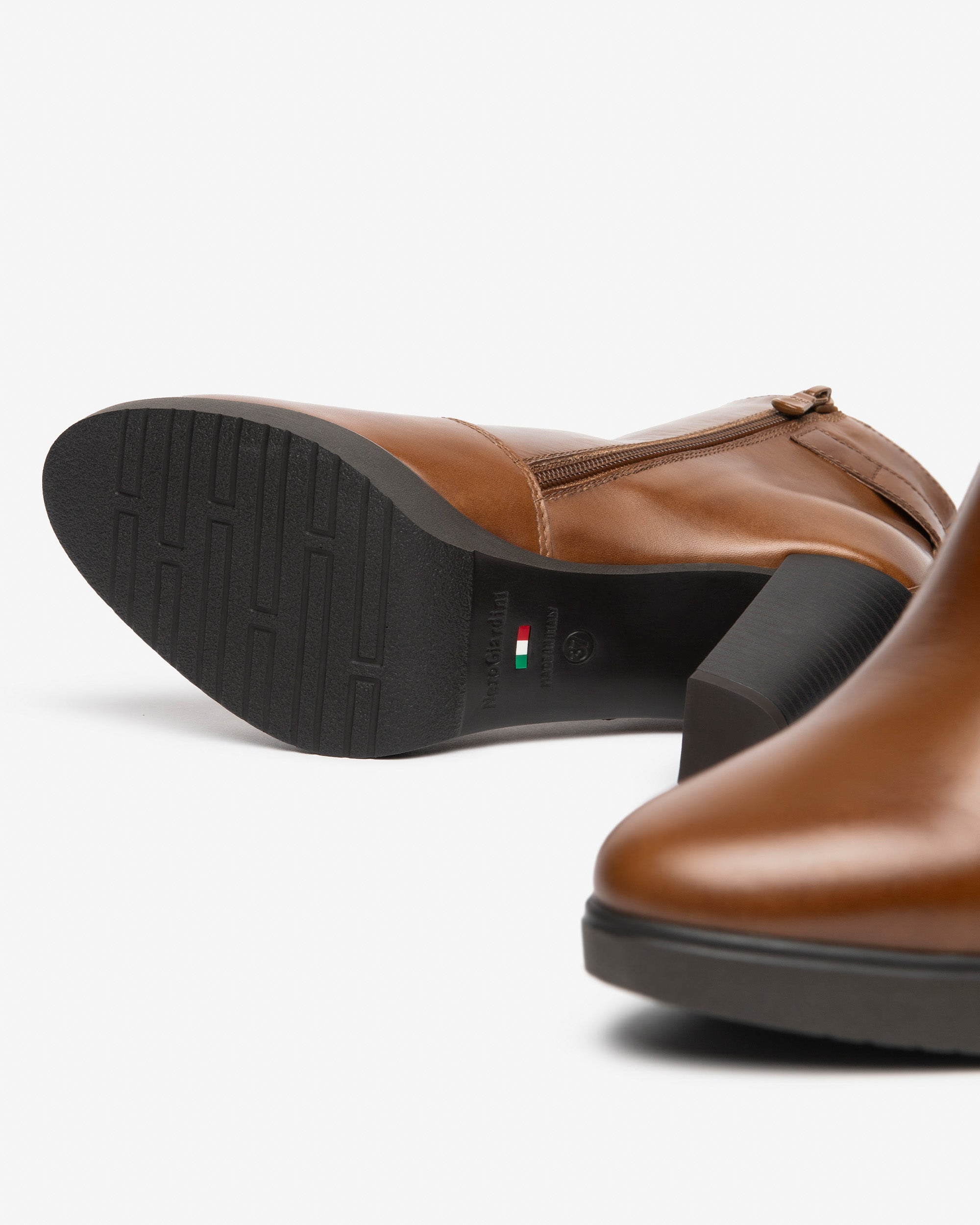 Nero Giardini Ankle Booties bottines cuir talon 38