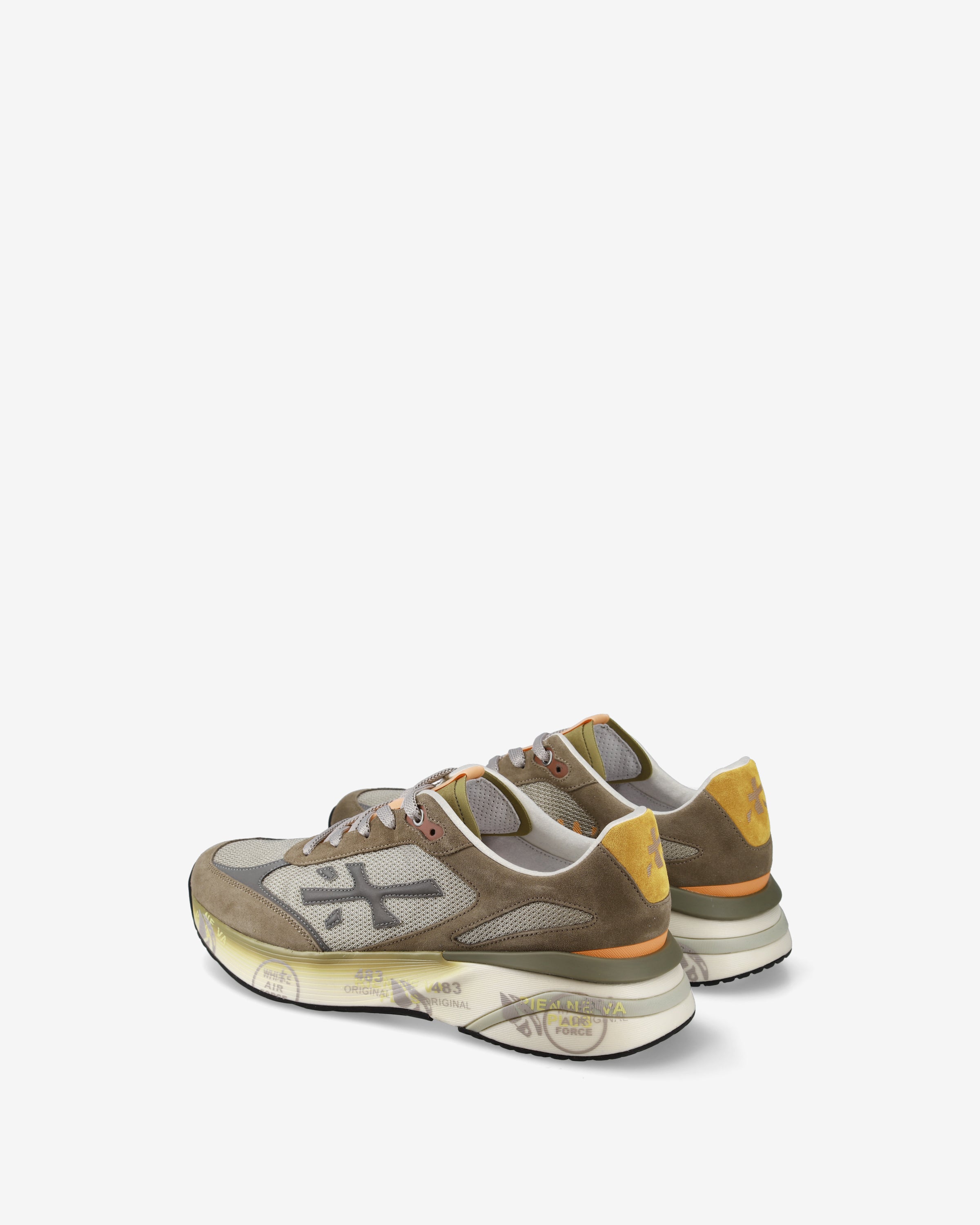 Premiata Moerun 7871 sneakers mesh gris homme