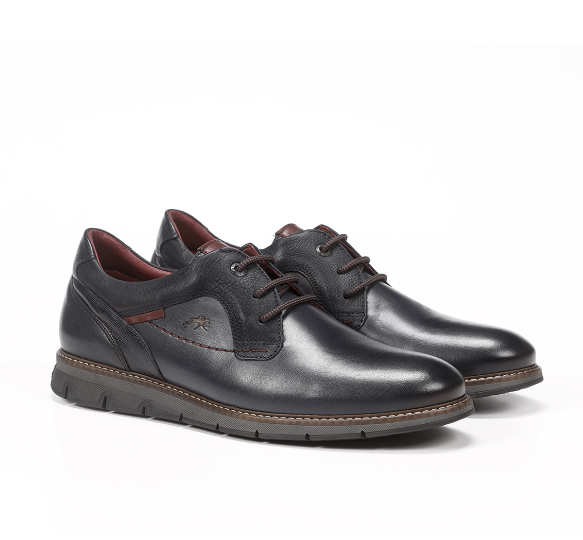 Fluchos Kiro F0979 chaussure ville bleue homme cuir