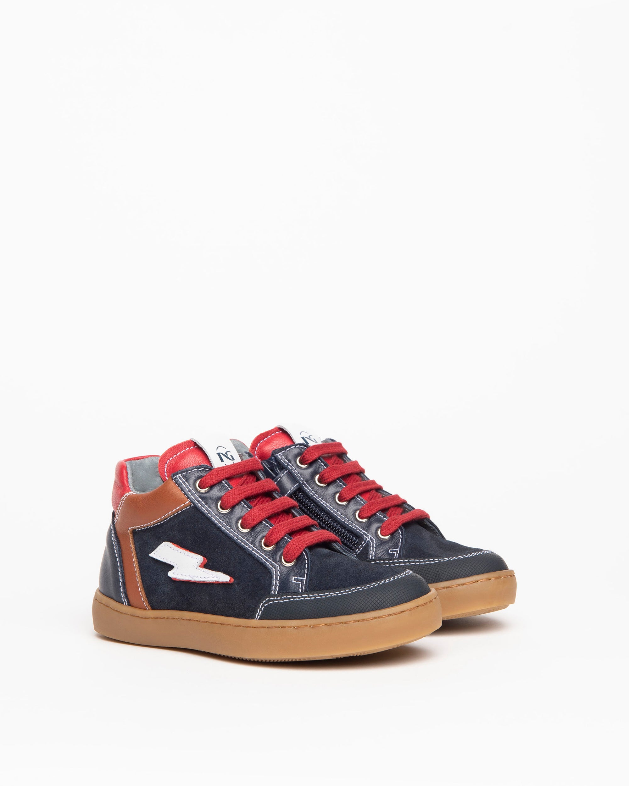 Nero Giardini Sneakers baskets daim garçon zip