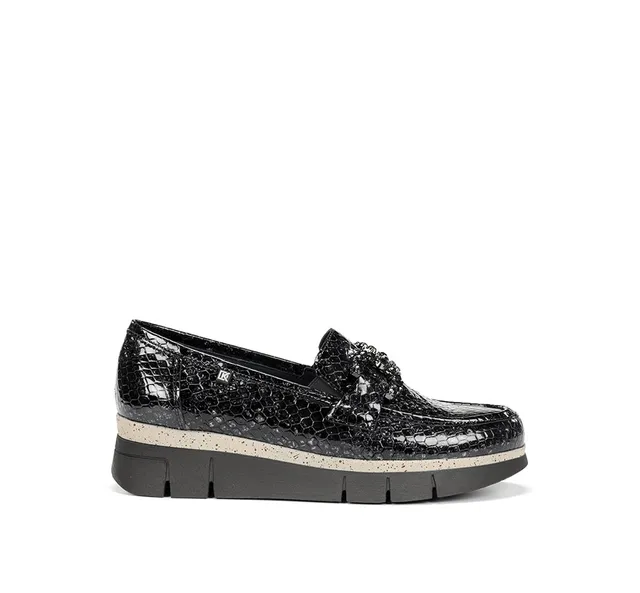 Dorking by Fluchos India D9325 mocassins gris femme cuir