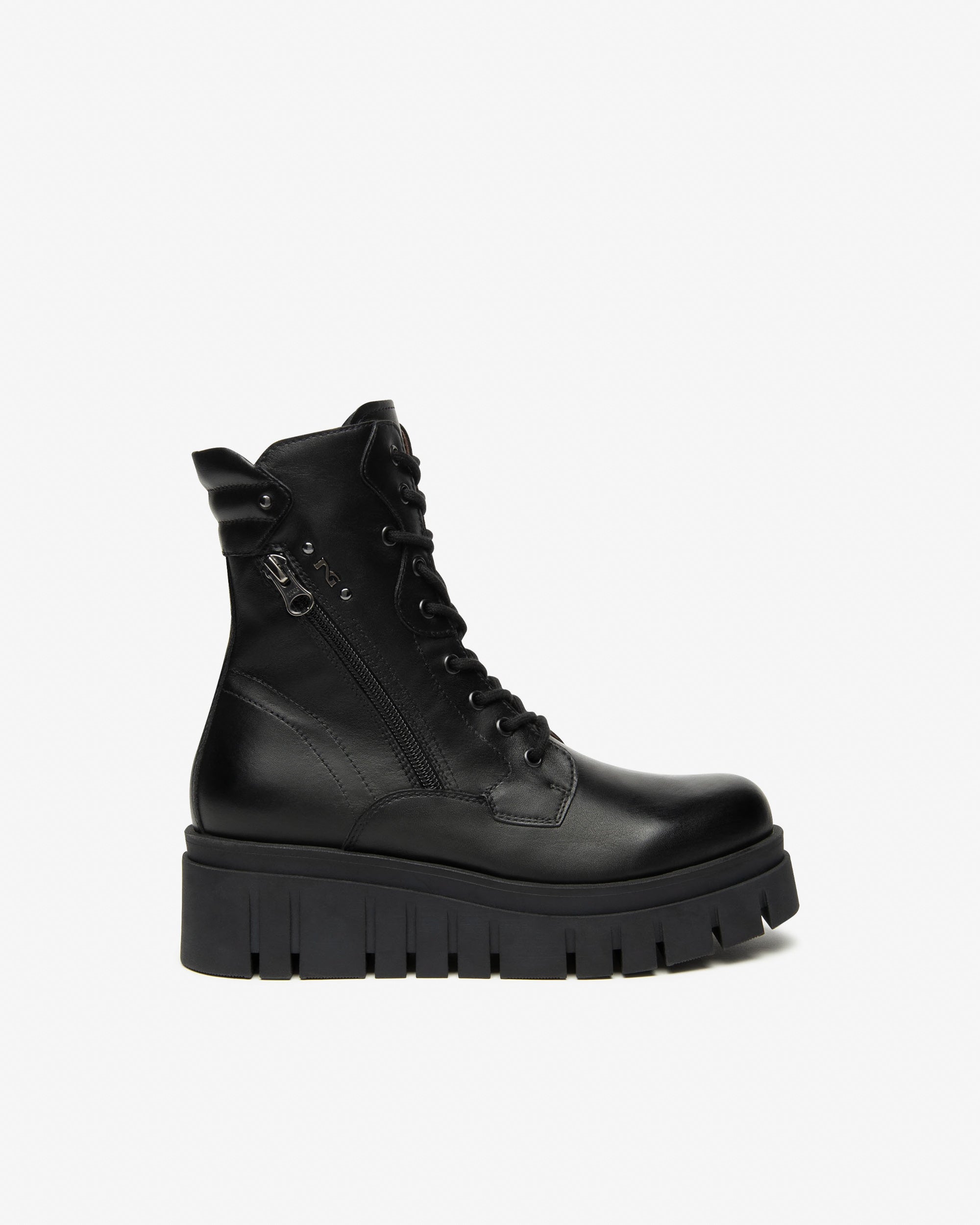 Nero Giardini Combat Boots rangers cuir femme hiver