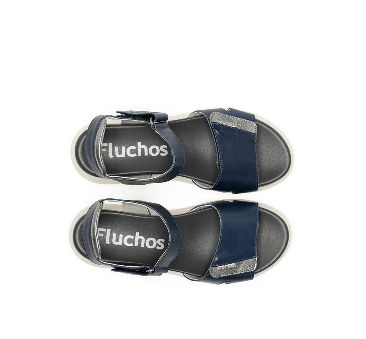 Fluchos Hellen F1708 Sandales Femme Bleu Réglables