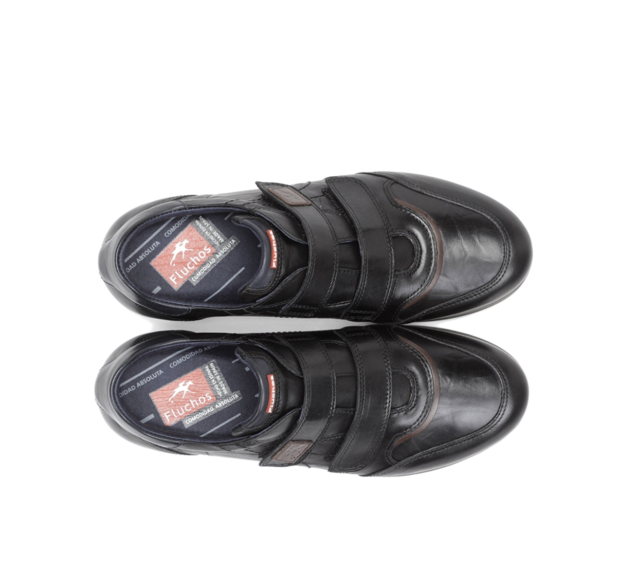 Fluchos Daniel 9262 chaussures homme noir cuir