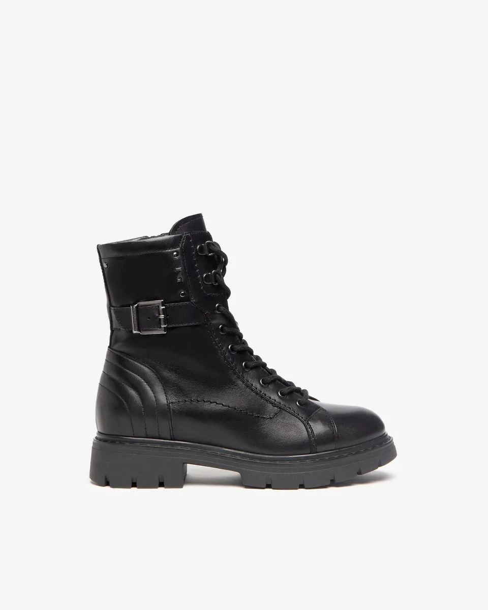 Nero Giardini Combat Boots rangers femme cuir 37