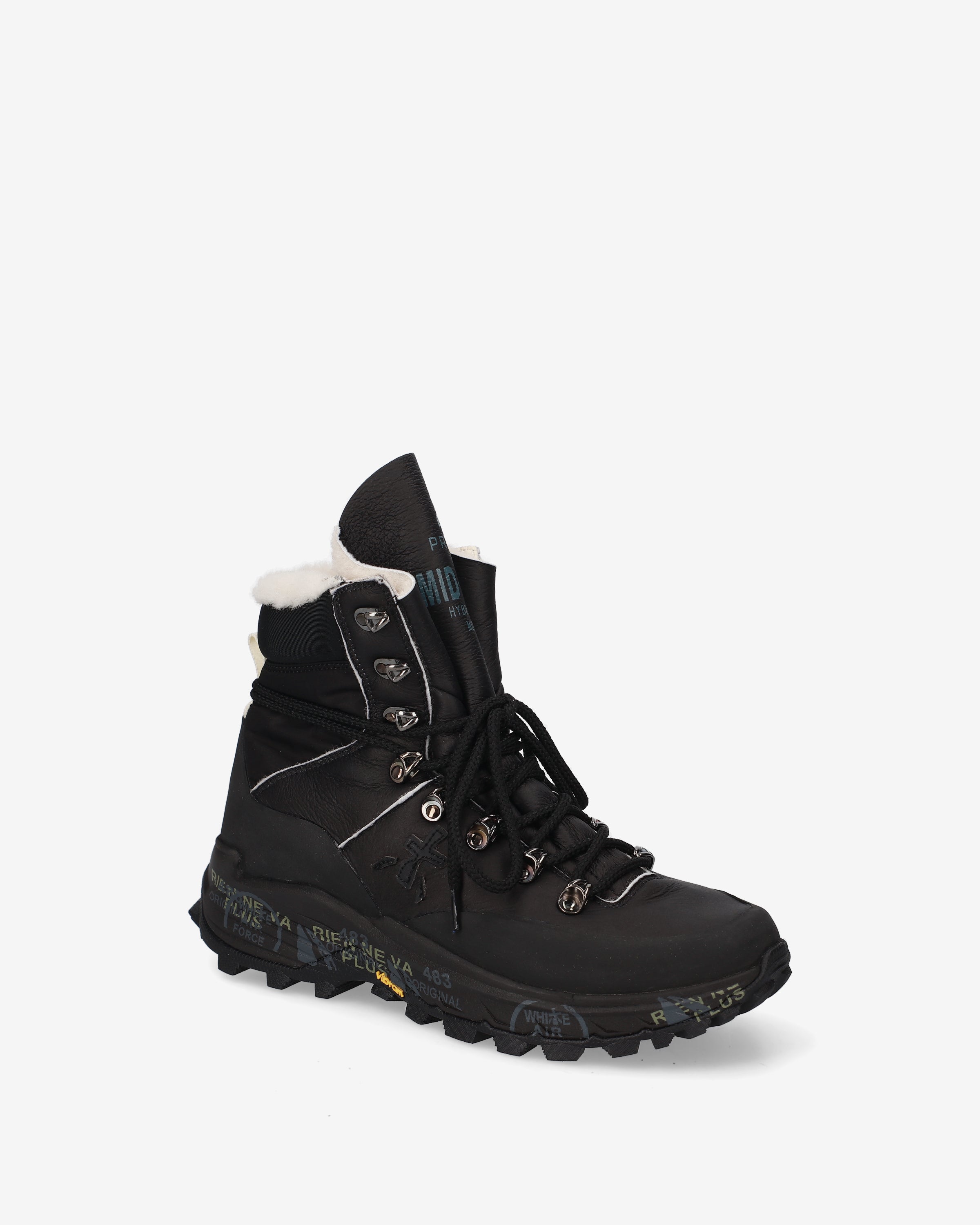 Premiata MidTreckd 529M sneakers femme noir fourrée