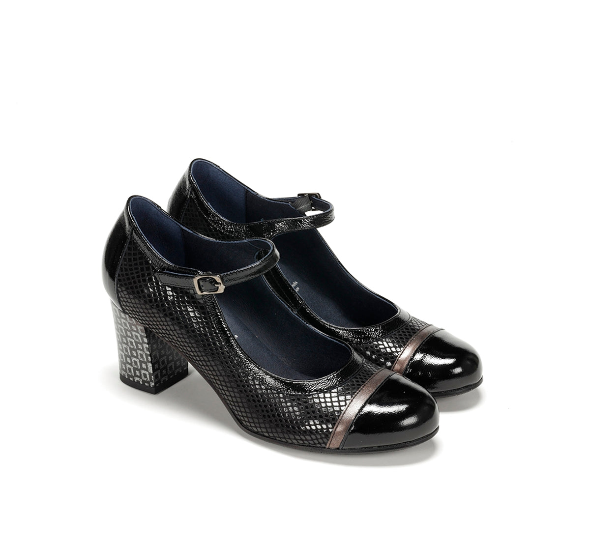 Dorking Rodin D8669 escarpins noir femme