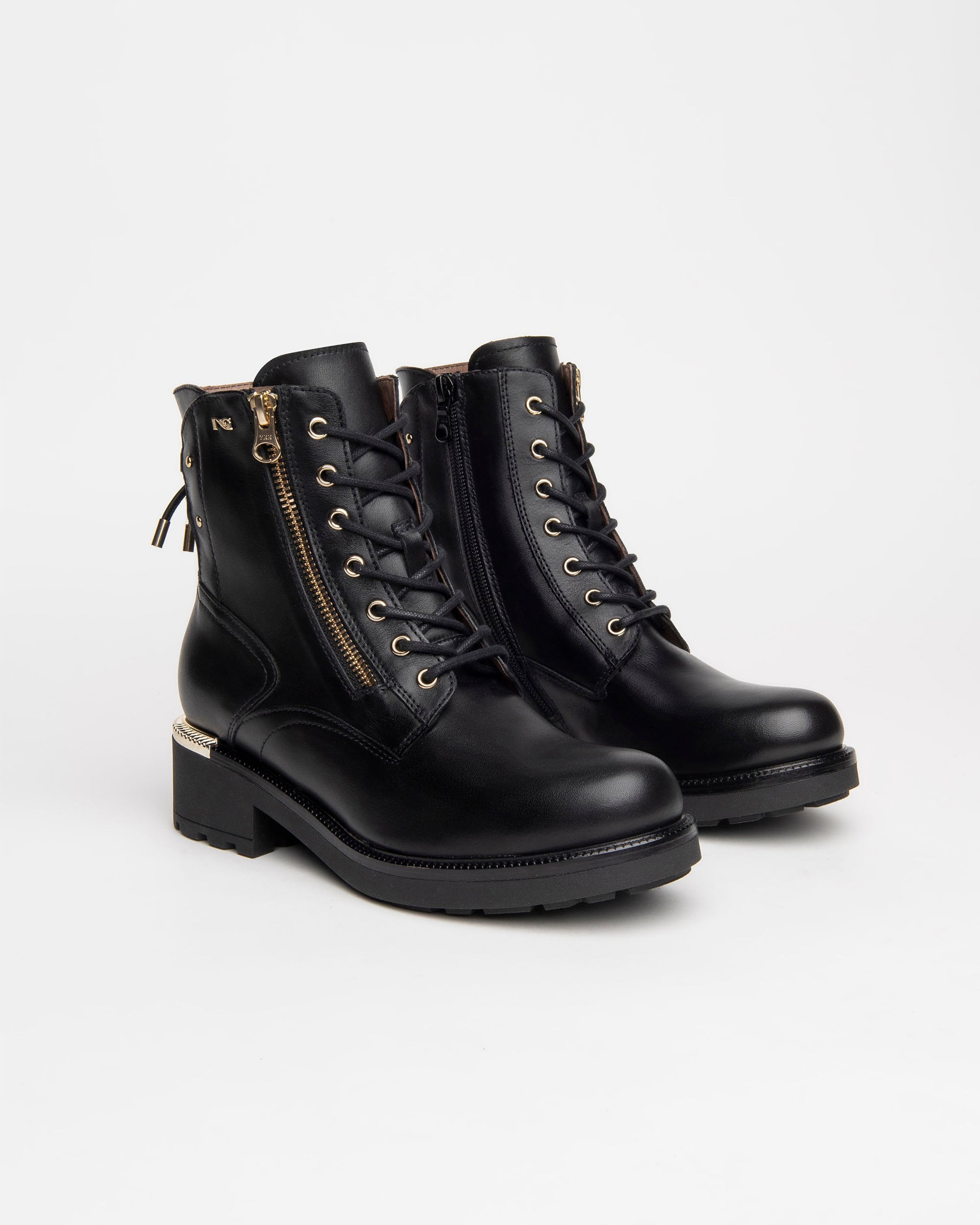 Nero Giardini Combat Boots bottines femme cuir Italie