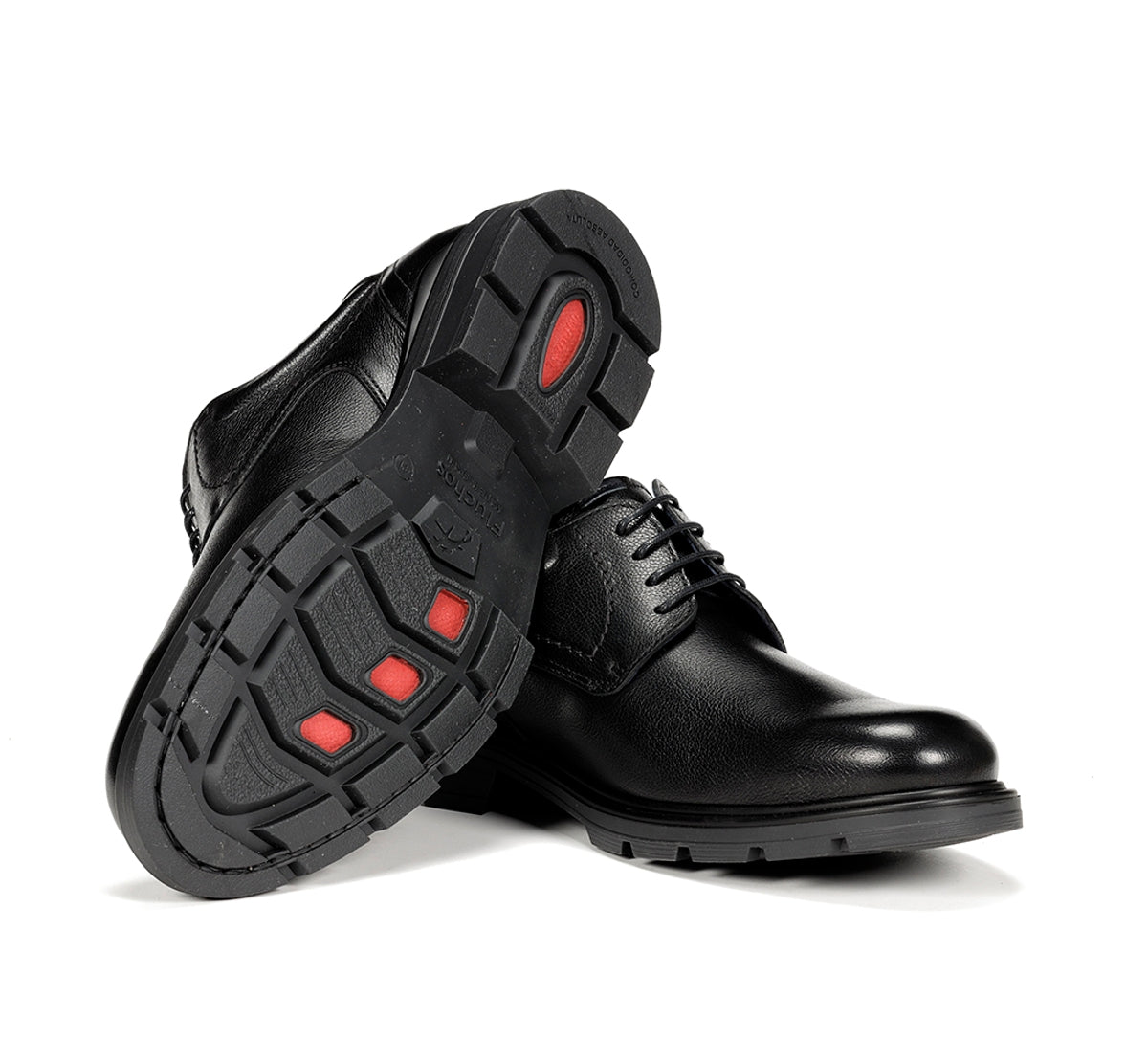 Fluchos Fredy F1604 chaussures homme noires cuir