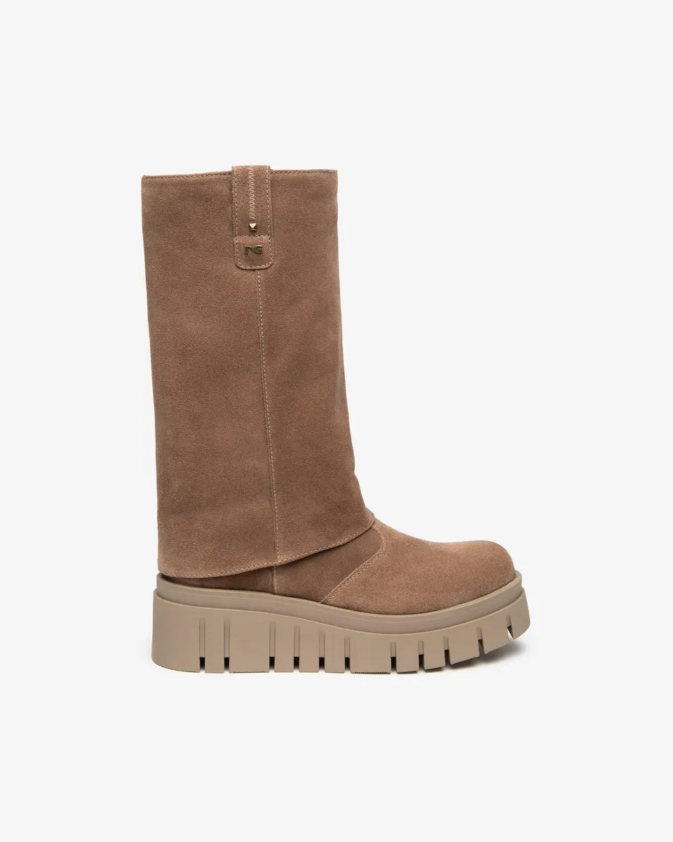 Nero Giardini Boots bottes daim plateforme 55 mm