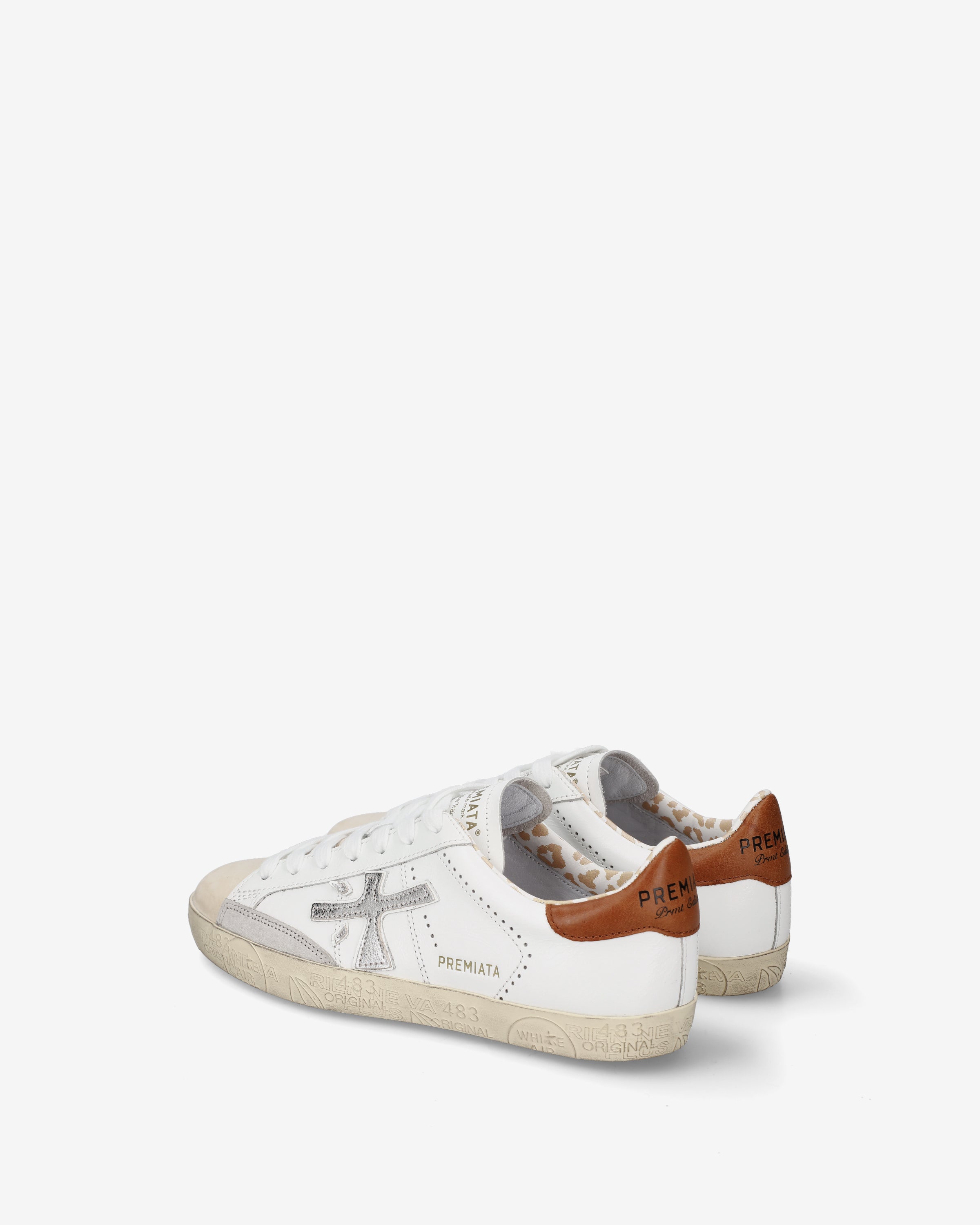 Premiata Stevend 8489 sneakers femme crème cuir