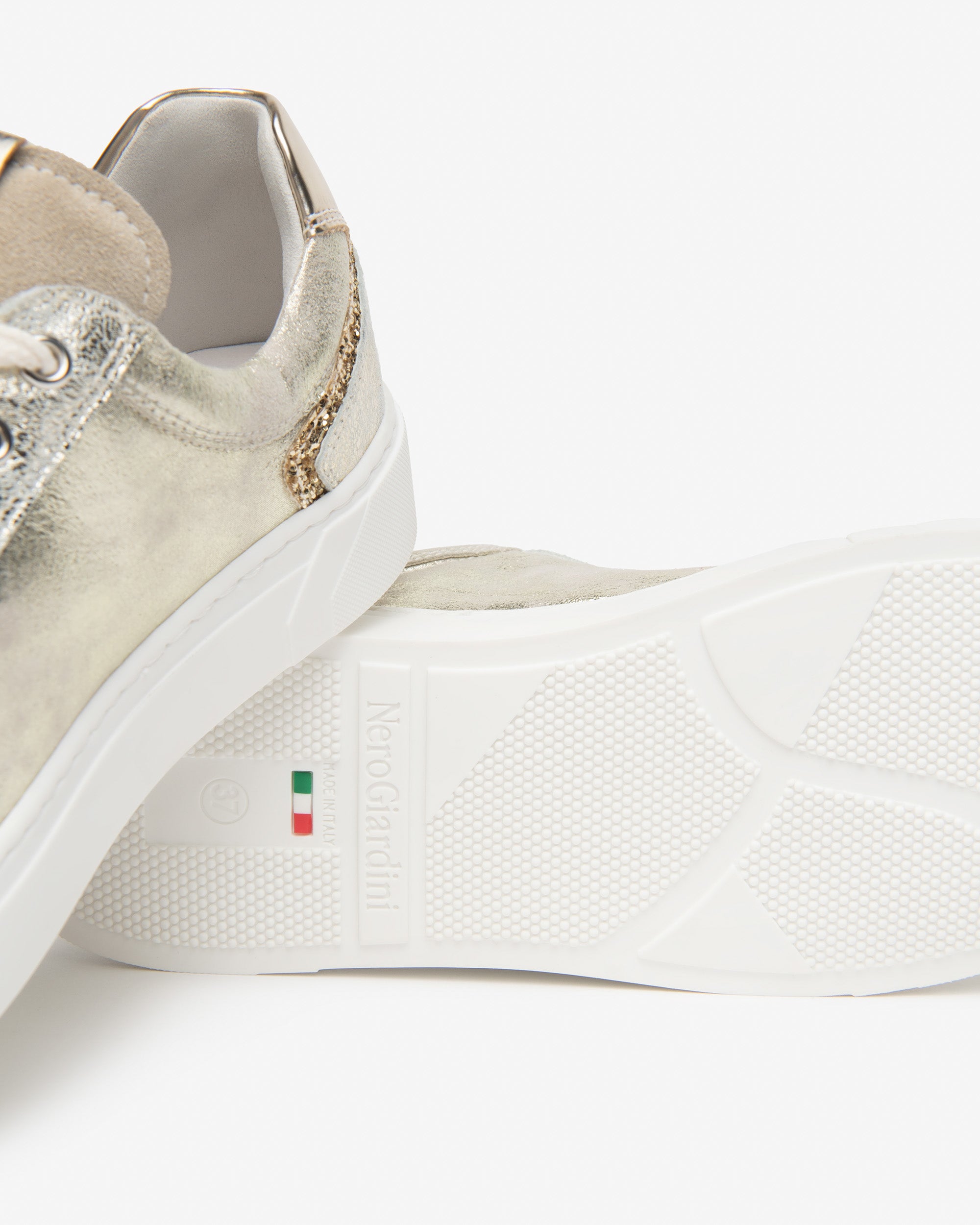 Nero Giardini Sneakers cuir tissu femme confort
