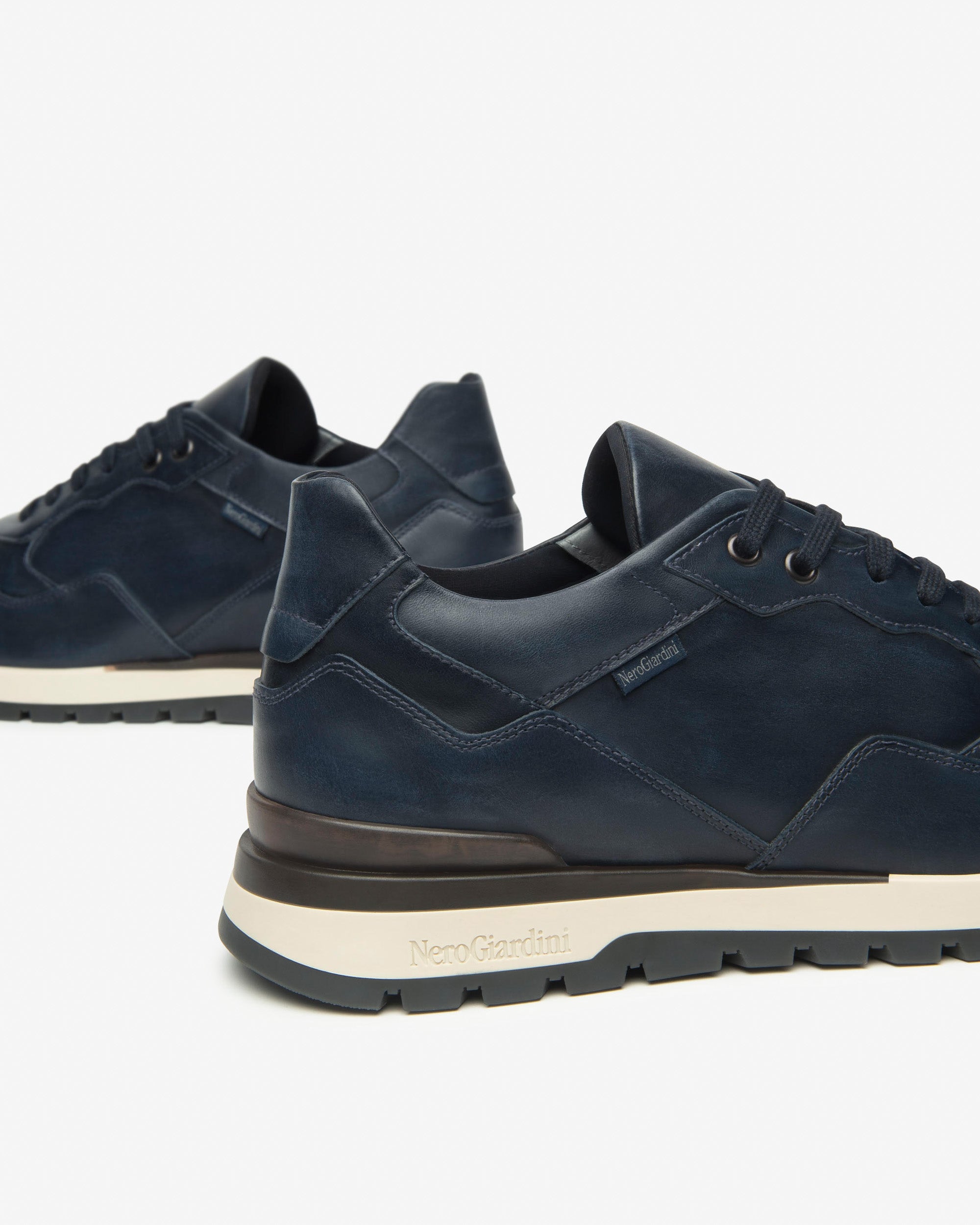 Nero Giardini Sneakers baskets cuir homme hiver