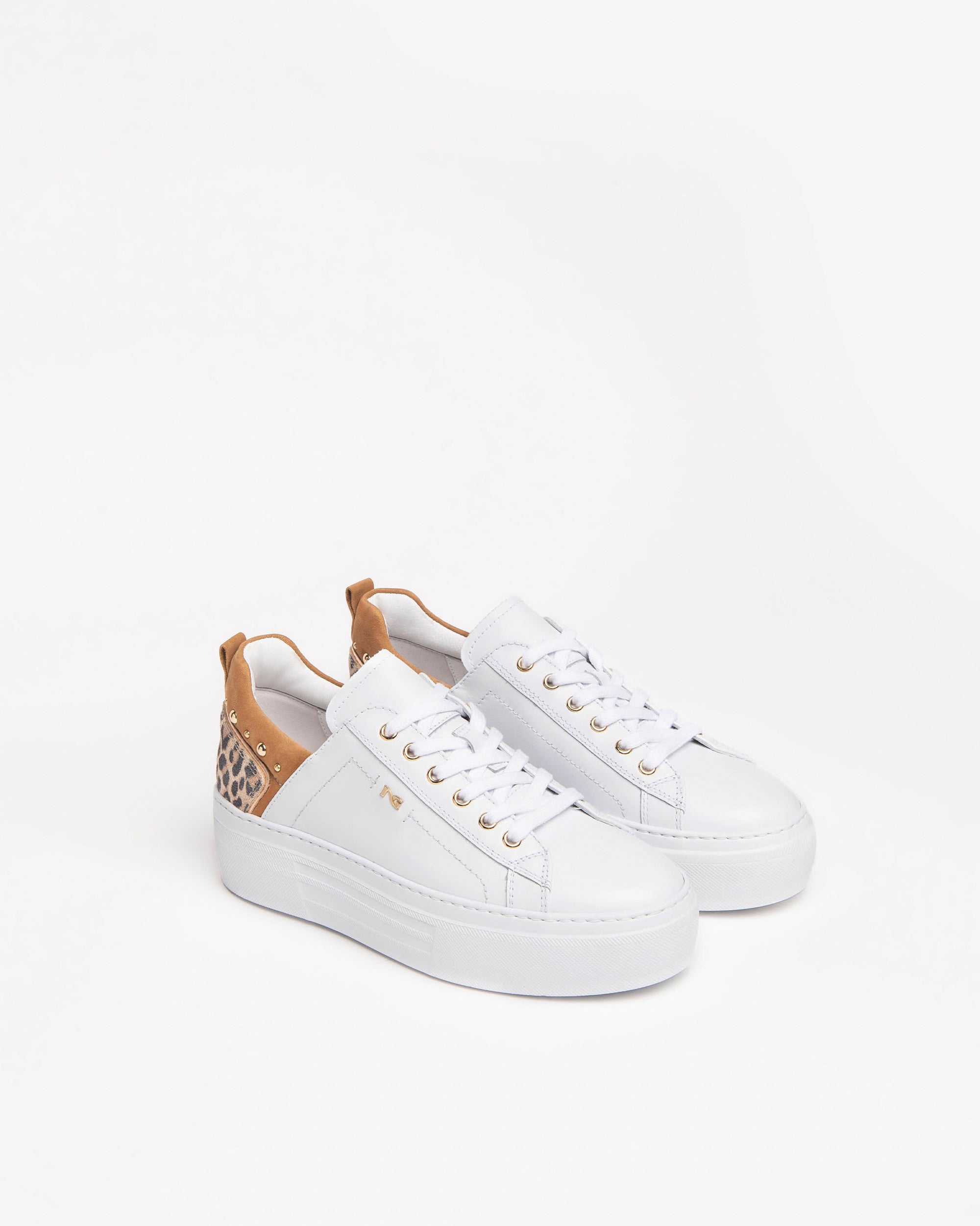 Nero Giardini Sneakers baskets cuir et daim femme