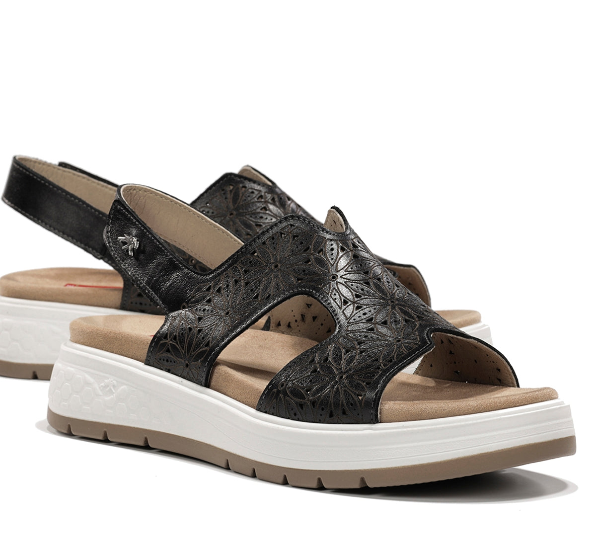 Fluchos Street F2007 sandale noire été confortable
