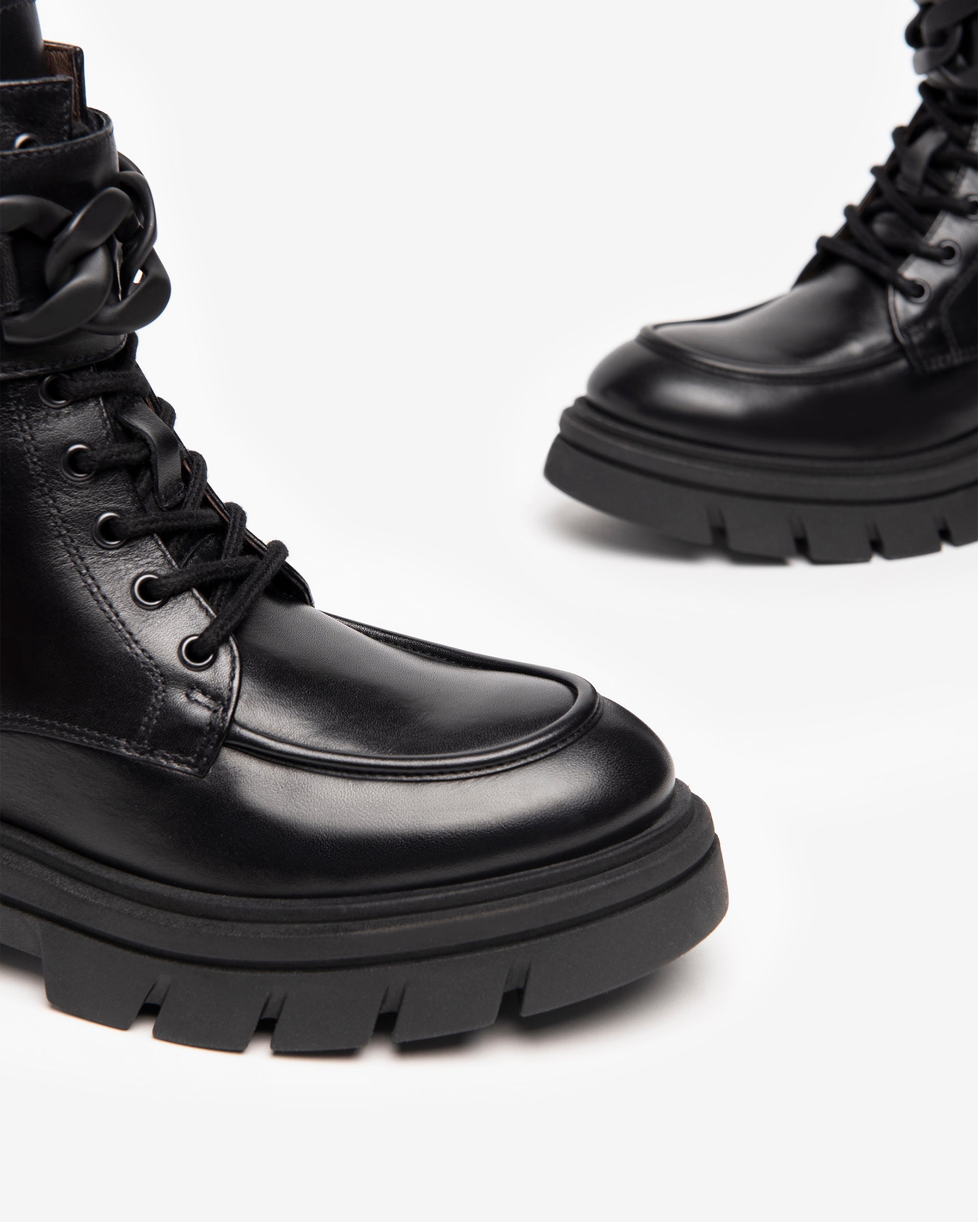 Nero Giardini Combat Boots rangers cuir femme
