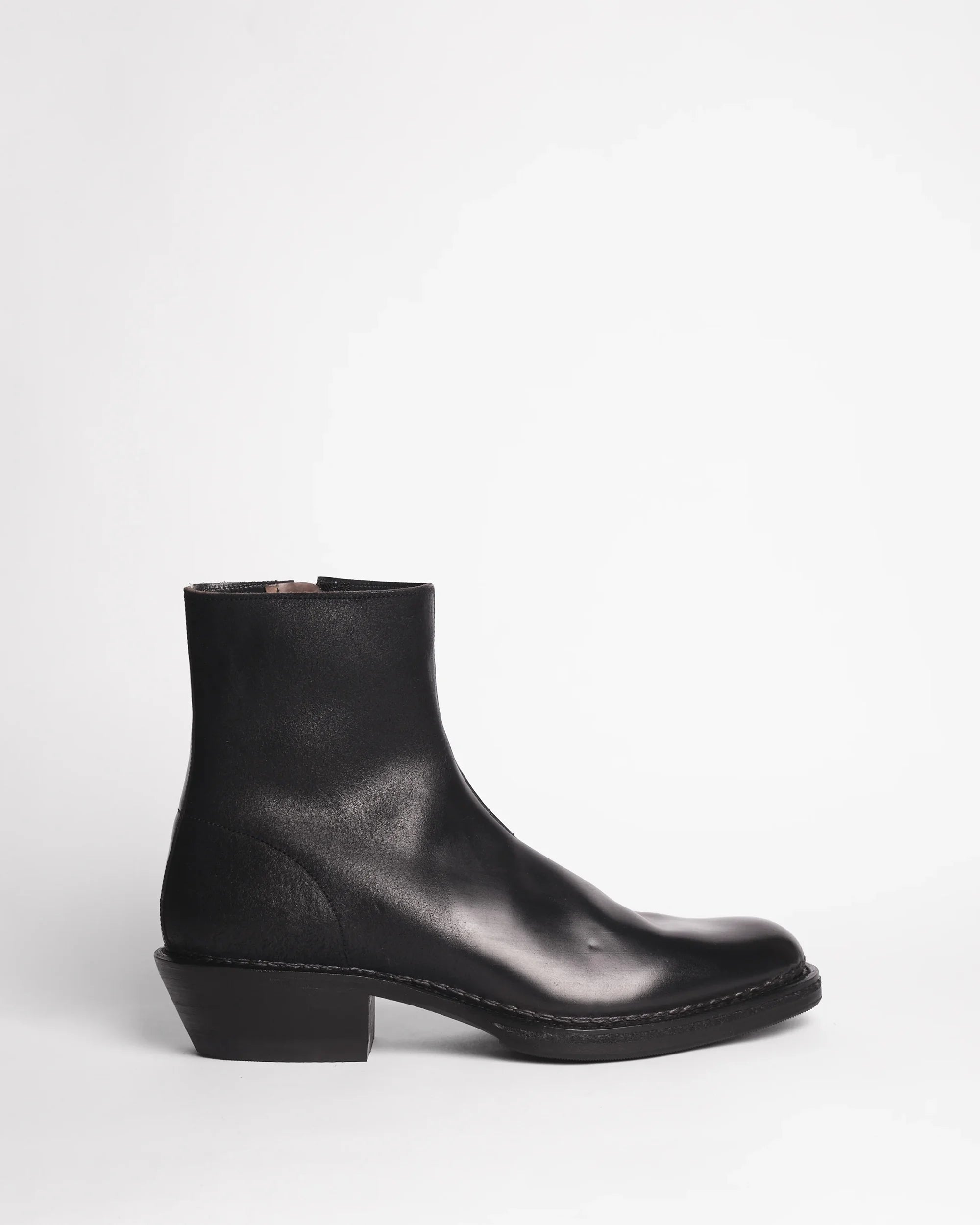Premiata 006 boots homme cuir zip latéral