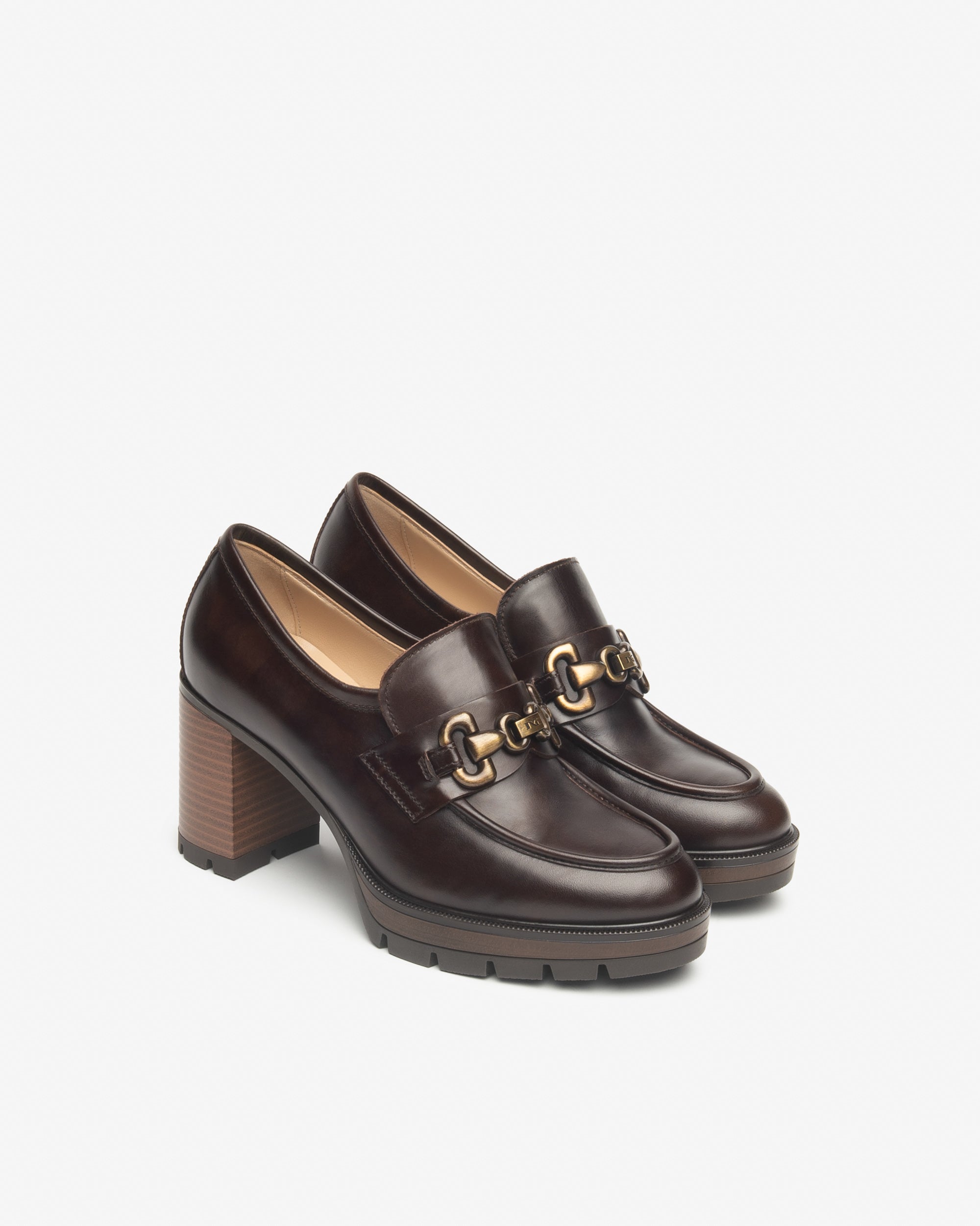 Nero Giardini Loafers mocassins femme cuir automne