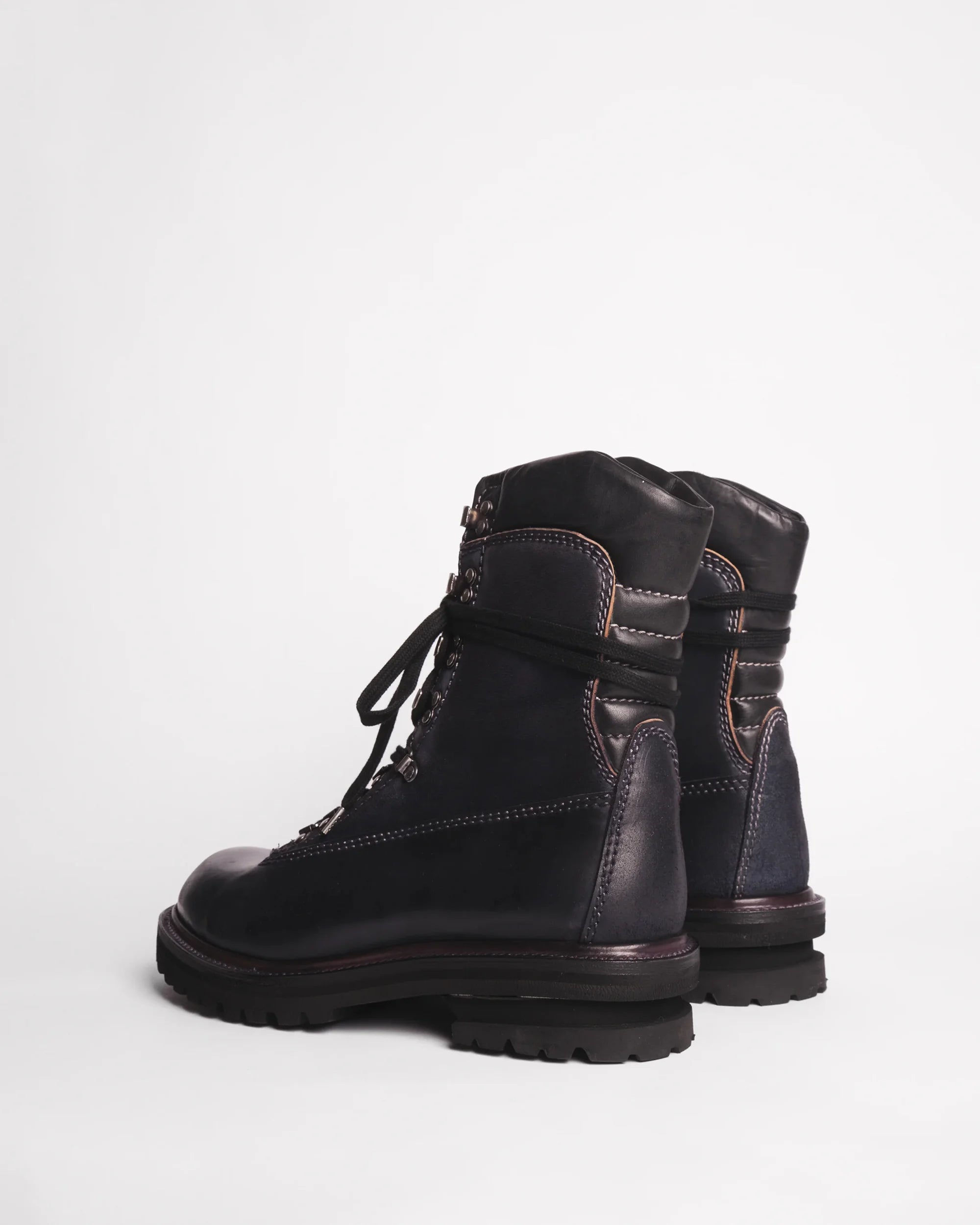 Premiata 004 boots homme cuir cordovan