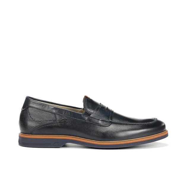 Fluchos Tristan F1747 mocassin bleu homme souple