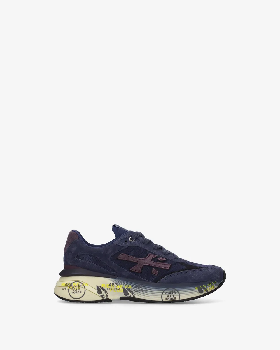 Premiata Moerund 8566 sneakers femme bleues confort