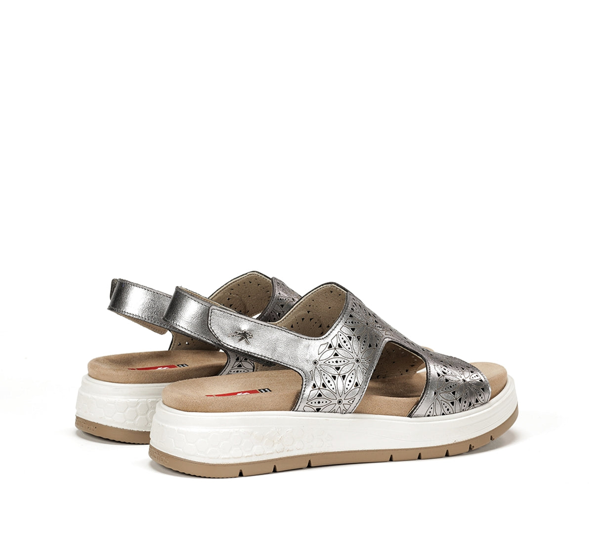 Fluchos Street F2007 sandale femme argent