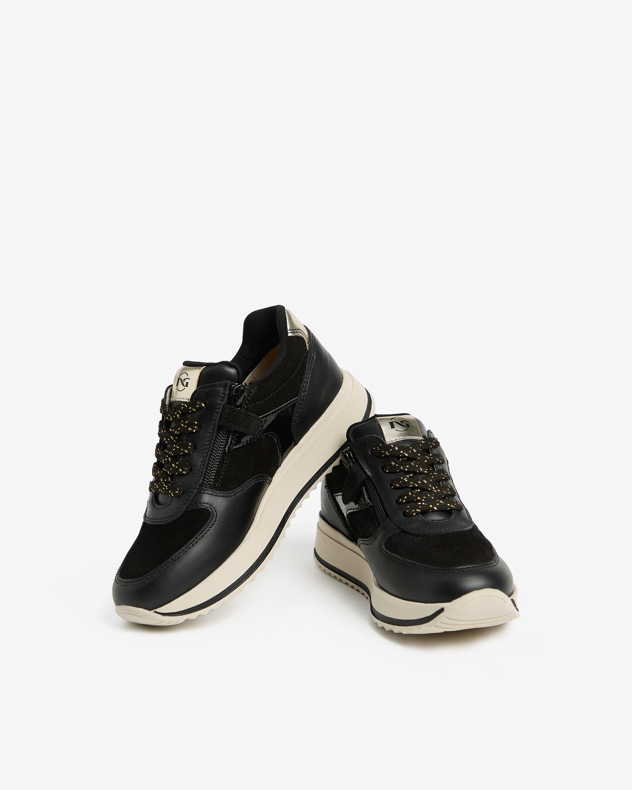 Nero Giardini Sneakers baskets ado cuir daim technique 31-39