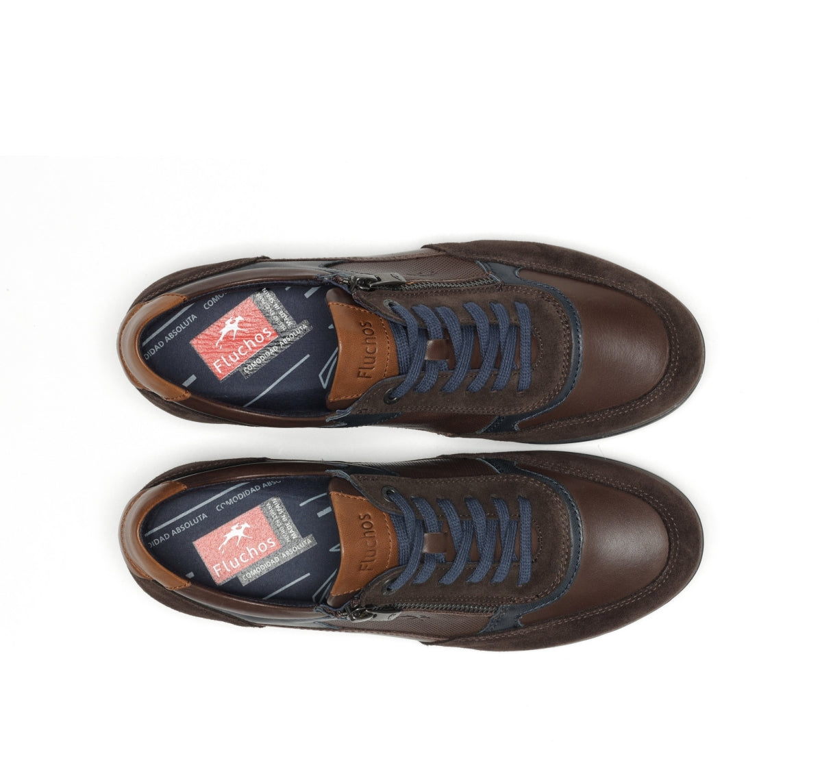 Fluchos Daniel F1288 Baskets Marron Homme Cuir
