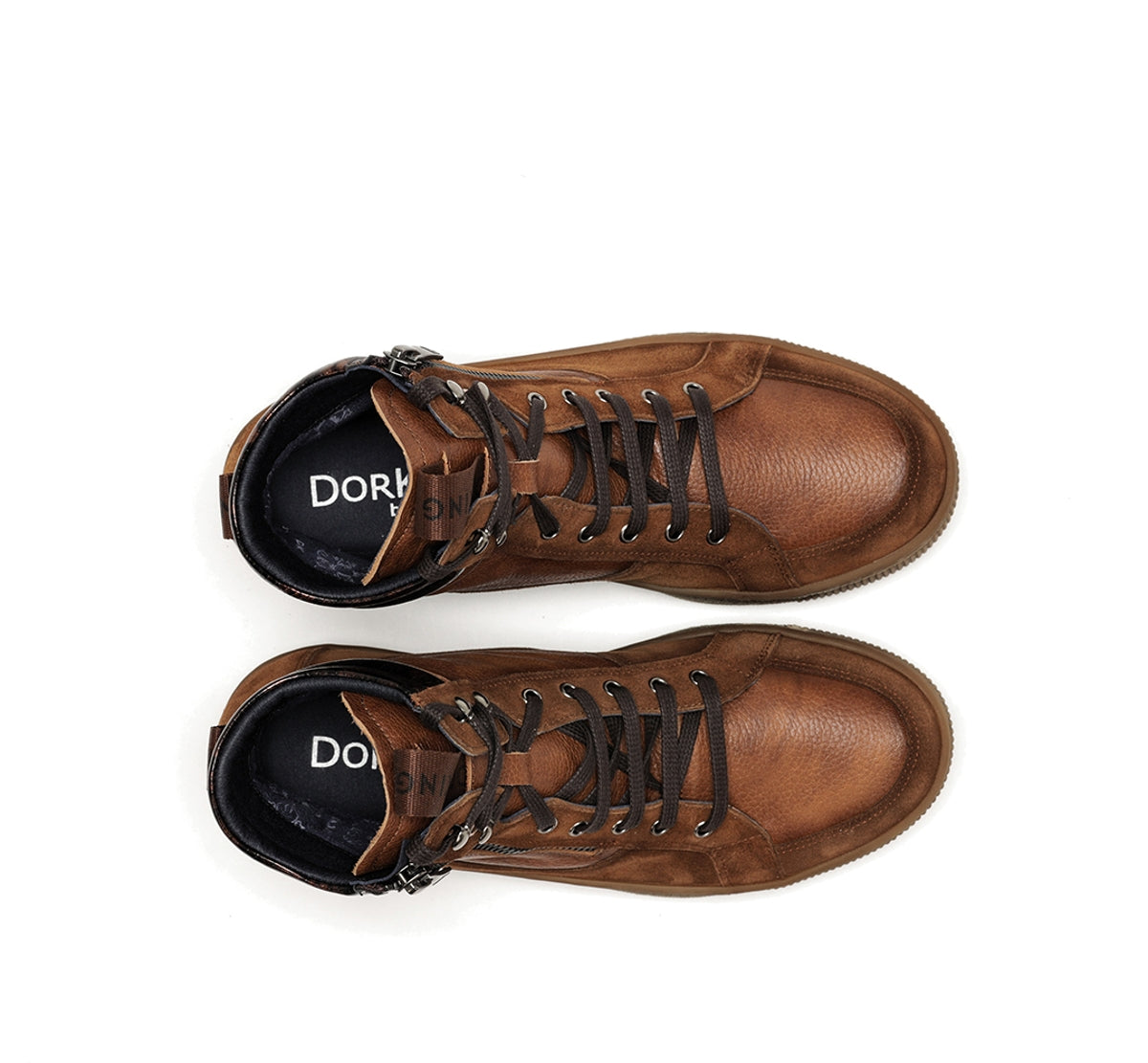 Dorking Deli D8910 Bottines Marron Femme