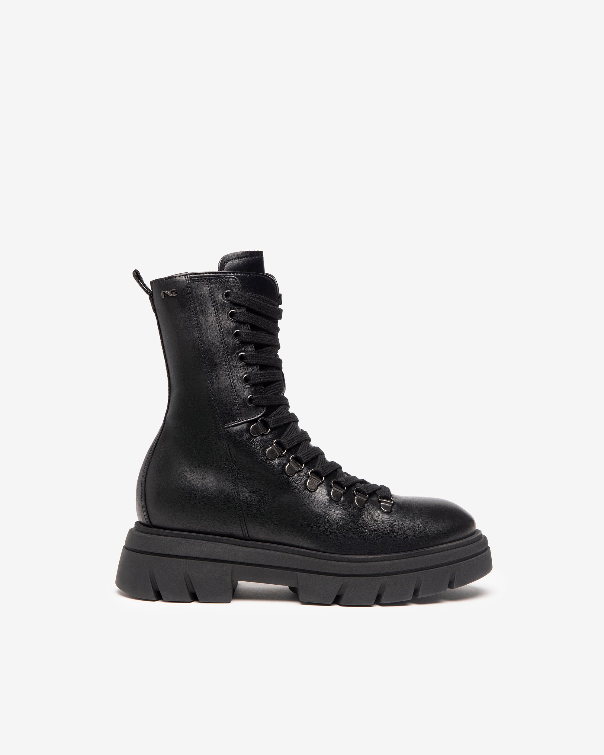 Nero Giardini Combat Boots bottines cuir femme